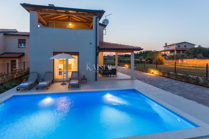 Istria - Novigrad, villa with pool, sea view