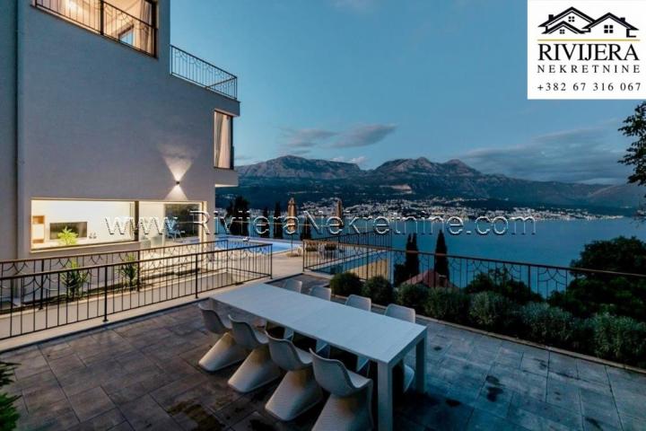 Luxury Villa with a panoramic view of the sea, Njivica, Herceg Novi