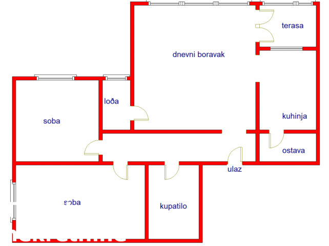 2. 5 Dvoiposoban stan NOVI SAD, 168000€