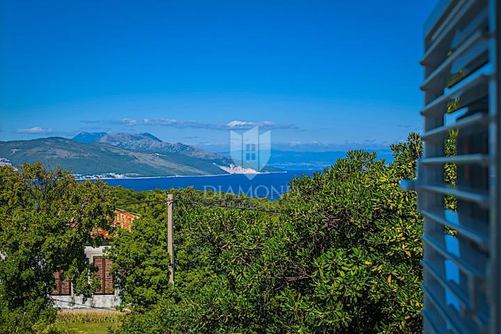 Labin, Rabac, kuća za odmor sa dva stana pogled more