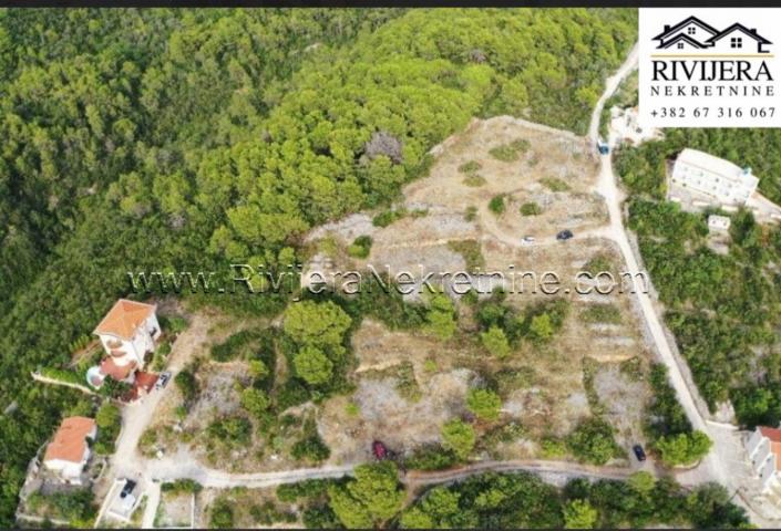 For sale plot with a beautiful sea view in Zanjice, Lustica