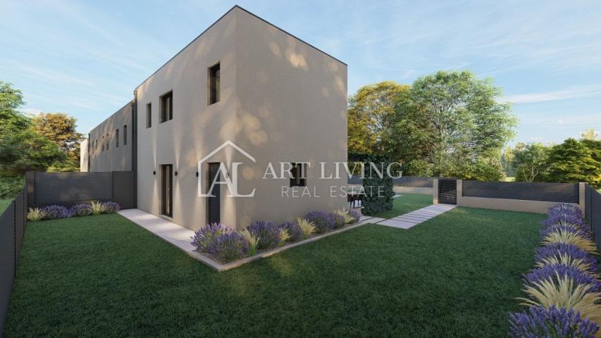 Istria, Novigrad, surroundings - Modern terraced house with swimming pool in the vicinity of Novigra