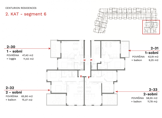 ISTRIEN, UMAG - Hervorragendes 1 Schlafzimmer + Badezimmer mit Loggia in einem neuen Gebäude