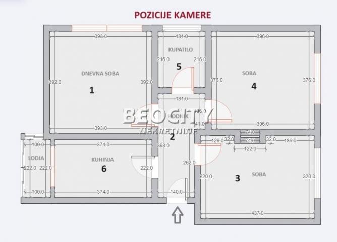 Savski venac, Dedinje, Neznanog junaka, 3. 0, 64m2, 185000EUR