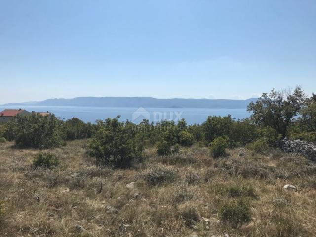 NOVI VINODOLSKI - Three building plots with a project, sea view, 350m from the sea