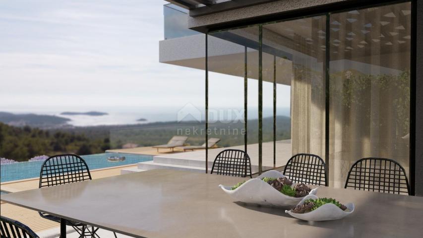 DALMATIA ROGOZNICA Luxury villas under construction with a panoramic view