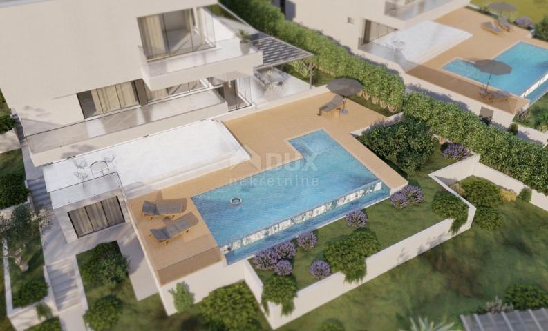 DALMATIA ROGOZNICA Luxury villas under construction with a panoramic view