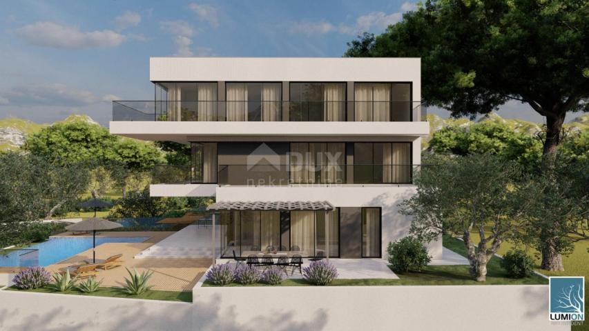 DALMATIA ROGOZNICA Luxury villas under construction with a panoramic view