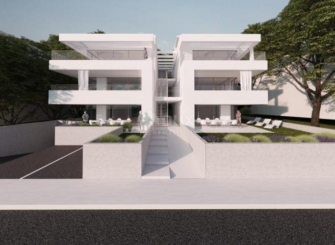 ZADAR, DIKLOVAC - Modern apartment with garden under construction S1