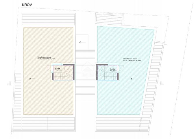 ZADAR, DIKLOVAC - Modern penthouse with garage under construction S5