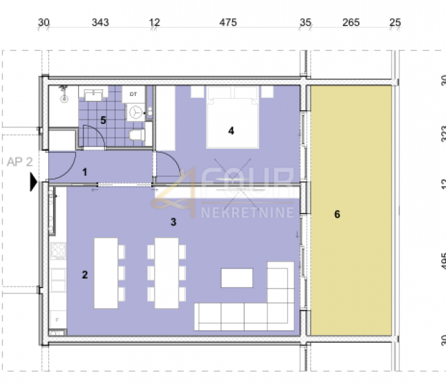 Opatija, Volosko, luksuzni stan, 82. 83m2, 1s+db, terasa, pogled na more