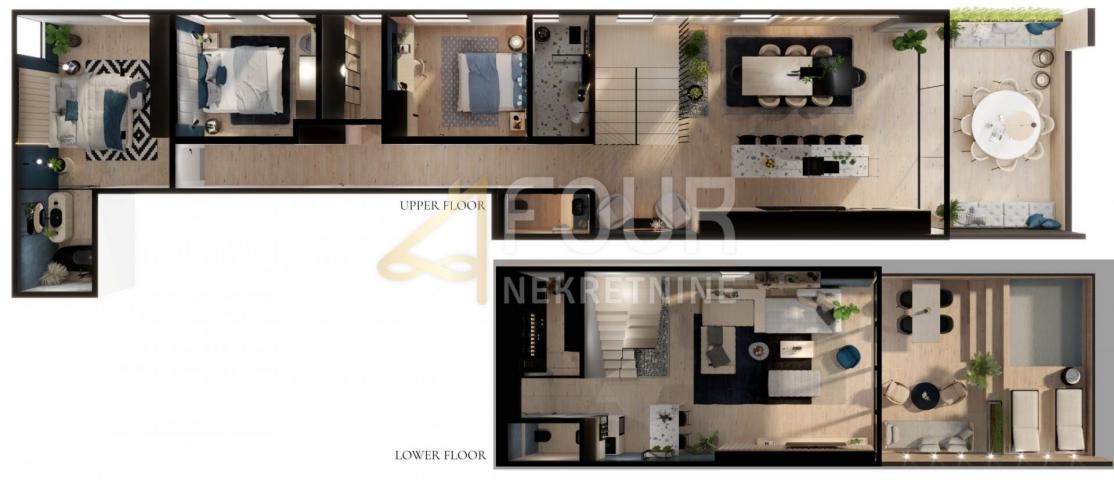 Flat Volosko, Opatija, 156,35m2