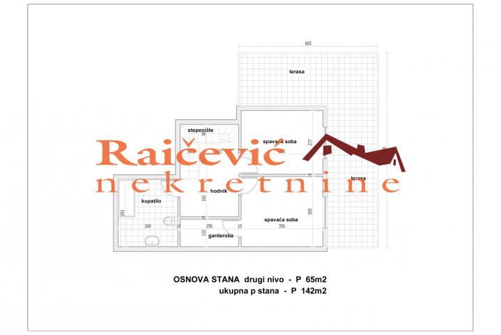 SAVSKI VENAC DEDINJE 142m2 , T+L+2b , 400000e