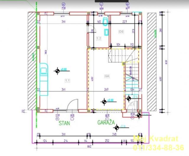 Zemun, Batajnica - Diskont PKB nova 21, 57m2