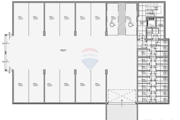 ZADAR, MOCIRE - 1 -sobni stan 46. 80 m2, prizemlje