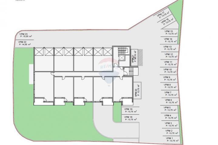 ZADAR, MOCIRE - 1-sobni stan 42. 47 m2, 3. kat