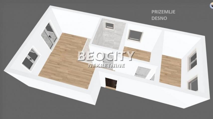 Čukarica, Bele vode, Palisadska 2. deo, 3. 0, 55m2, 106600EUR