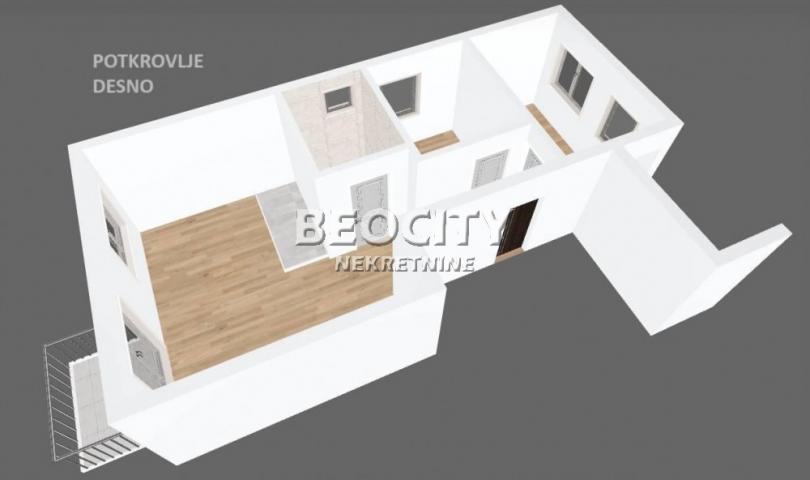 Čukarica, Bele vode, Palisadska 2. deo, 3. 0, 55m2, 106600EUR