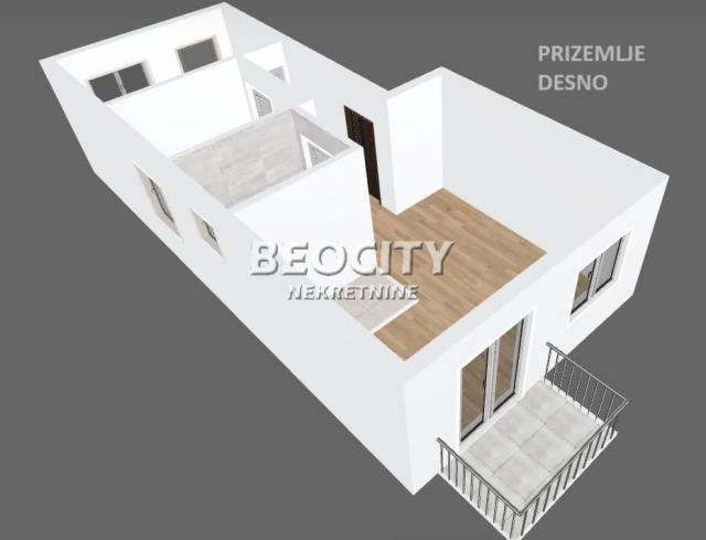 Čukarica, Bele vode, Palisadska 2. deo, 3. 0, 55m2, 106600EUR