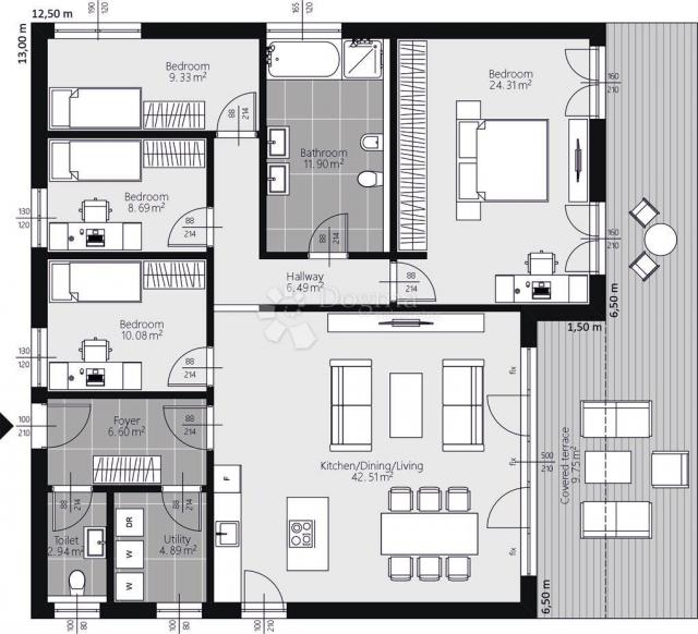 House Bale, 152,75m2