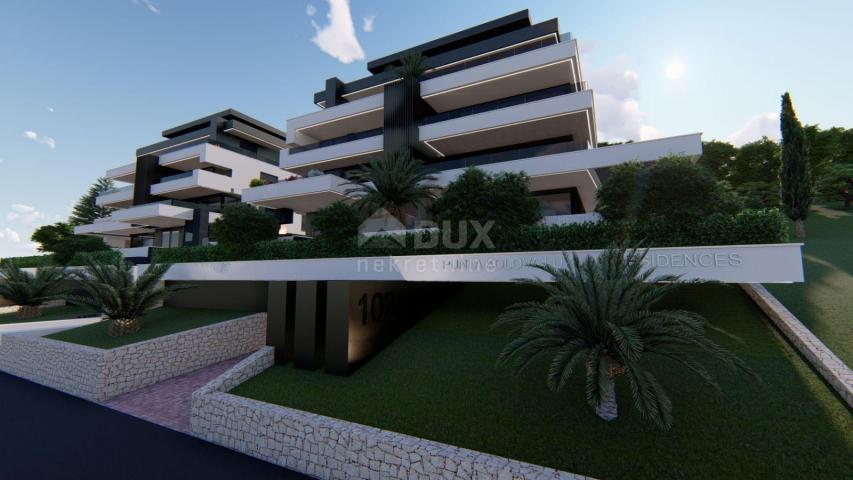 OPATIJA, ZENTRUM - 143 m² große exklusive Wohnung in einem neuen Gebäude mit privatem Pool und Panor