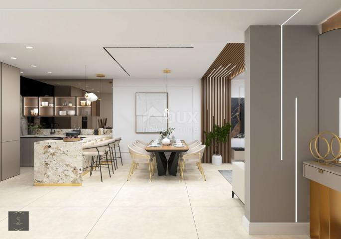 OPATIJA, ZENTRUM - 143 m² große exklusive Wohnung in einem neuen Gebäude mit privatem Pool und Panor