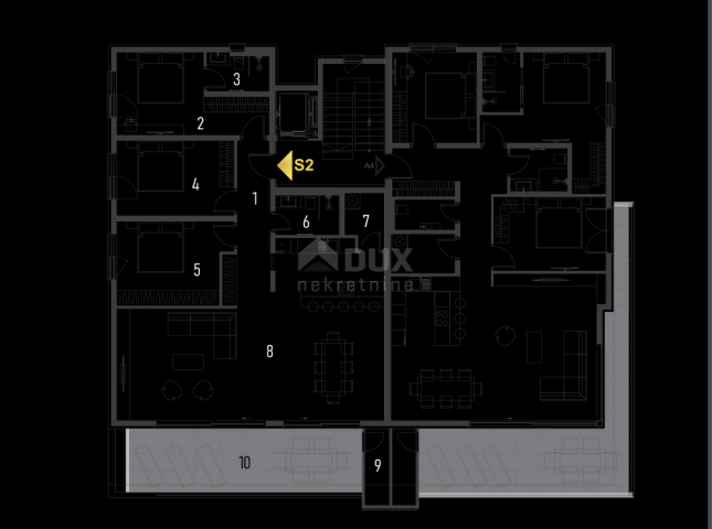 OPATIJA, ZENTRUM - 134 m² großes, prestigeträchtiges Gebäude in einem herrlichen Neubau mit Panorama