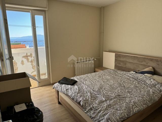 RIJEKA, TURNIĆ - südliches 1 Schlafzimmer + Wohnzimmer mit zwei Loggien und Panoramablick auf das Me