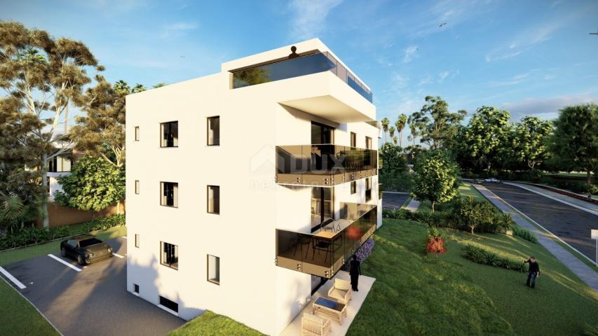 ZADAR, SUKOŠAN - Wohnung mit Garten im Bau in der Nähe des Meeres S1