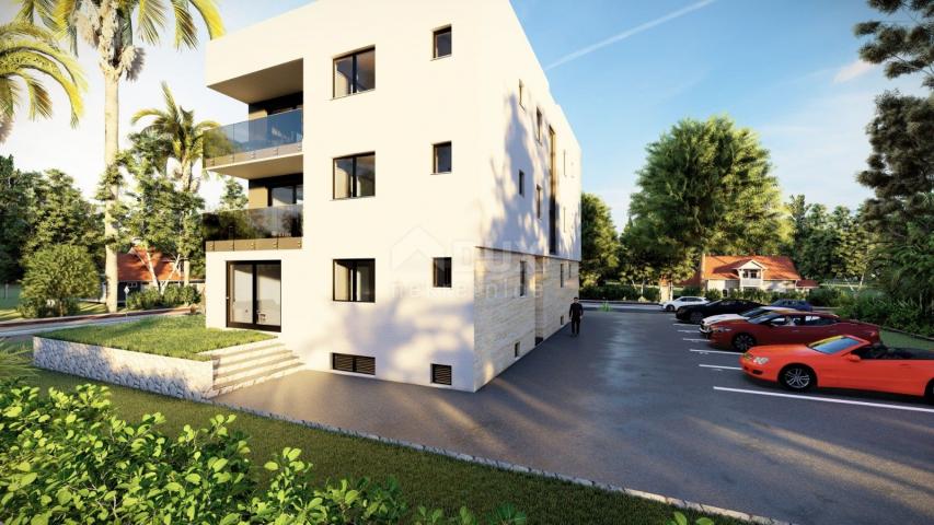 ZADAR, SUKOŠAN - Wohnung mit Garten im Bau in der Nähe des Meeres S1