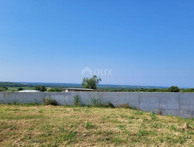 ISTRIA, VIŠNJAN - Building plot with project, sea view