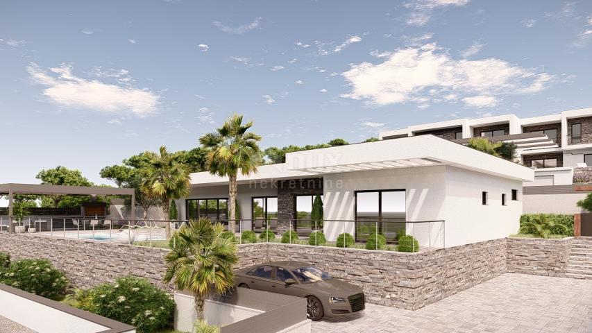 CRIKVENICA – Moderne Villa mit Panoramablick auf das Meer