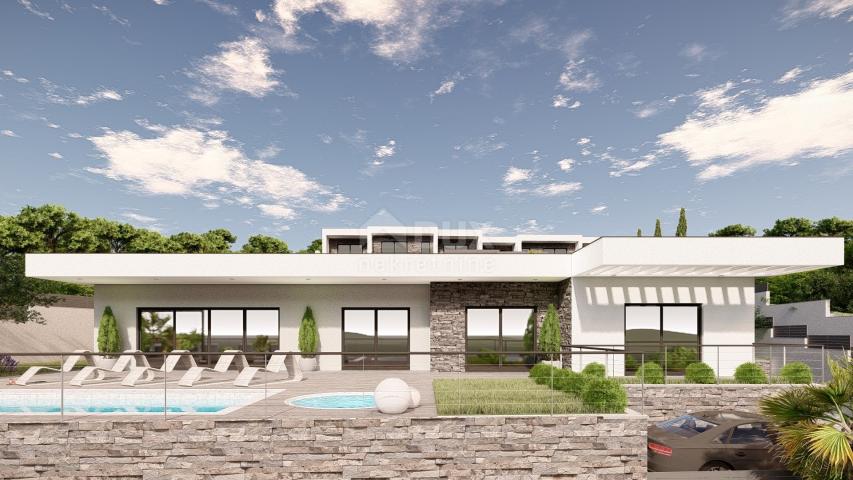 CRIKVENICA – Moderne Villa mit Panoramablick auf das Meer