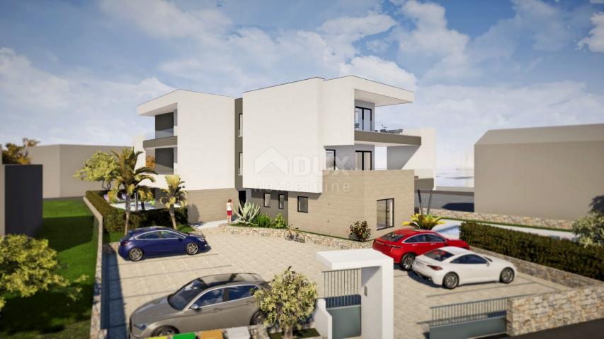 KRK ISLAND, NJIVICE - luxury new building in an exclusive location, 20 meters from the sea