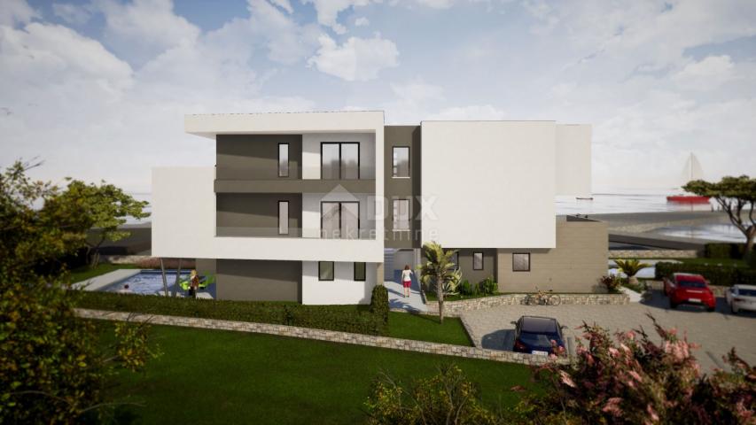 KRK ISLAND, NJIVICE - luxury new building in an exclusive location, 20 meters from the sea