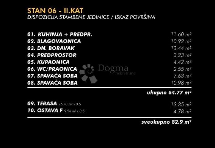 Wohnung Umag, 64,77m2