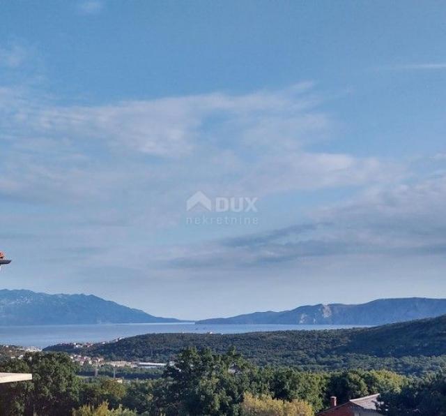 NOVI VINODOLSKI, BRIBIR - autohtona kuća s  pogledom na more