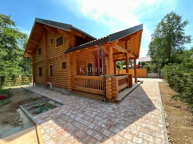 Fužine - Newly built log house 124 m2