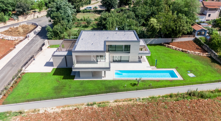 Istrien - Poreč, Luxusvilla mit Sauna und Meerblick