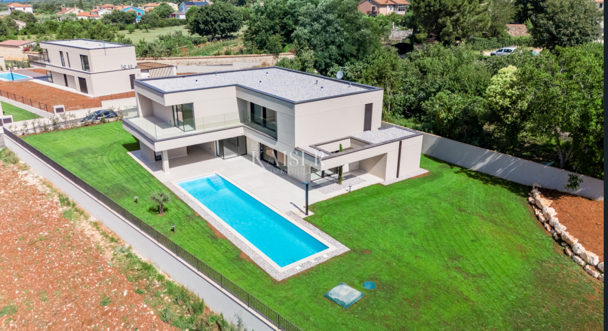 Istrien - Poreč, Luxusvilla mit Sauna und Meerblick