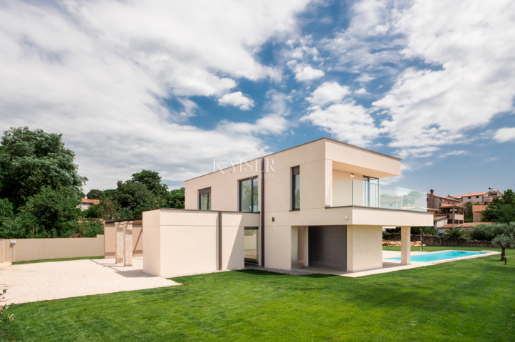 Istrien - Poreč, Luxusvilla mit Sauna und Meerblick