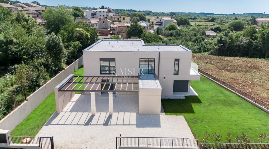 Istrien - Poreč, Luxusvilla mit Sauna und Meerblick