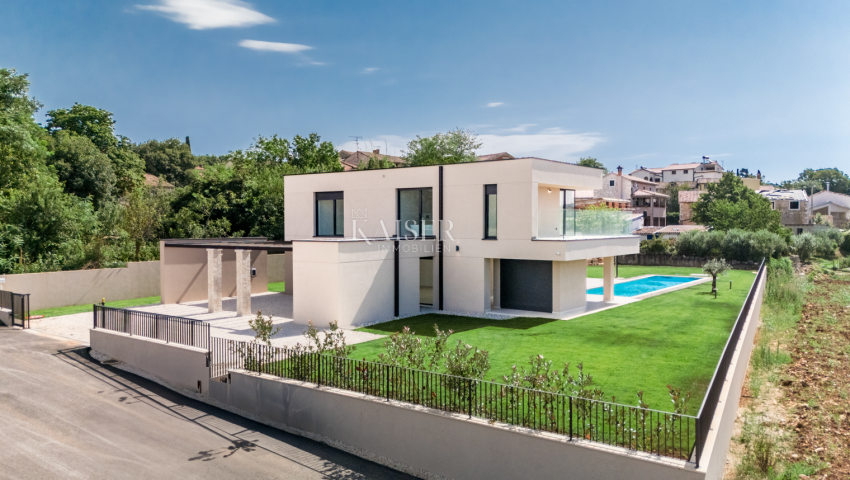 Istrien - Poreč, Luxusvilla mit Sauna und Meerblick