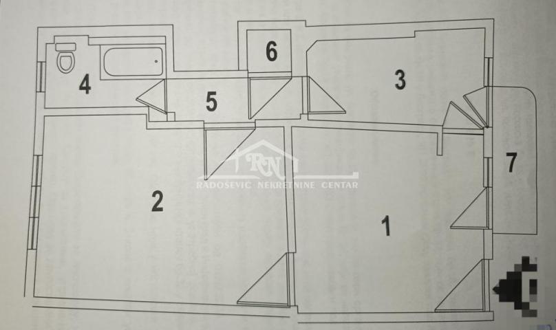 Centar, Kosovska, 45m2(T) ID#1362