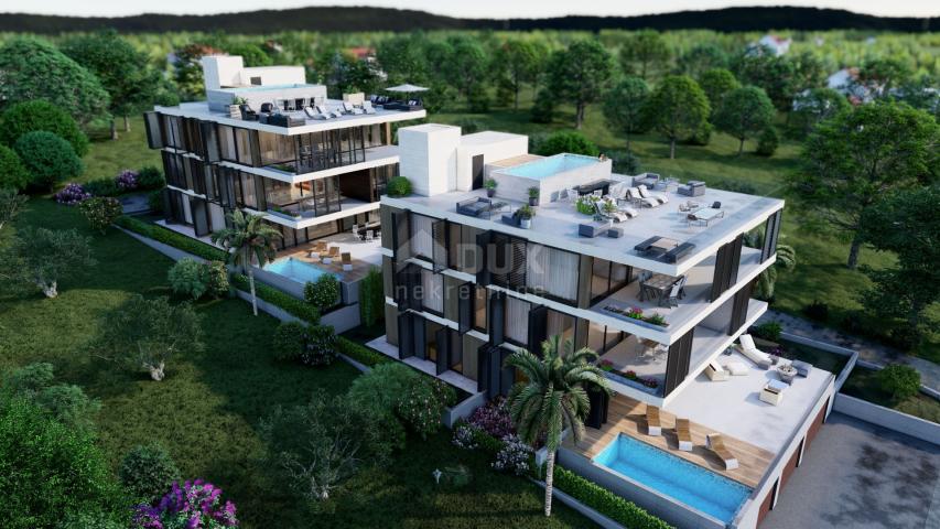 ZADAR, KOŽINO - Luxurious apartment in a new building with a pool S1