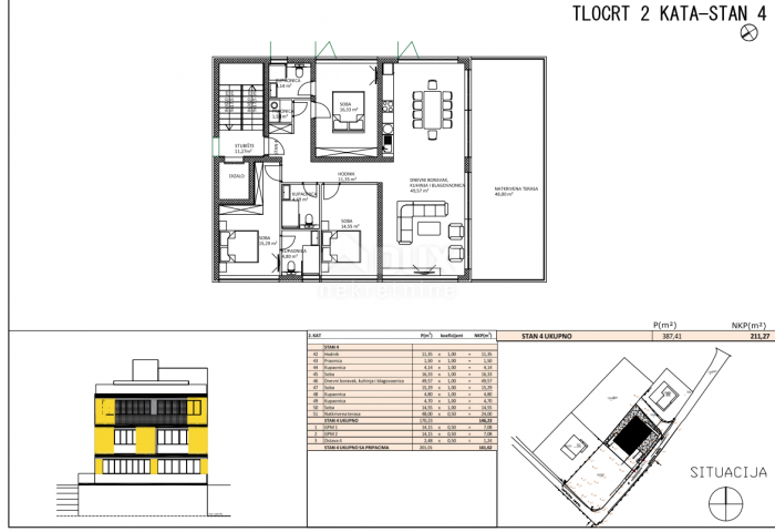 ZADAR, KOŽINO - Luxus-Penthouse mit Pool im Neubau S4