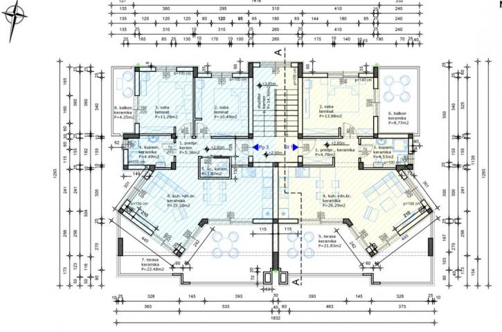 PAG, NOVALJA - Modern apartment in a new building, S4