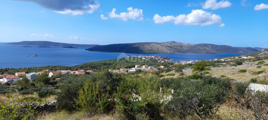 DALMACIJA, TROGIR - Građevinsko zemljište s pogledom na more 