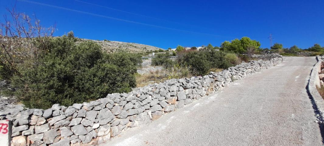 DALMACIJA, TROGIR - Građevinsko zemljište s pogledom na more 