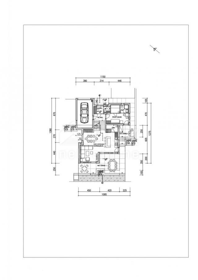 PAG ISLAND, NOVALJA house with pool and fantastic view under construction